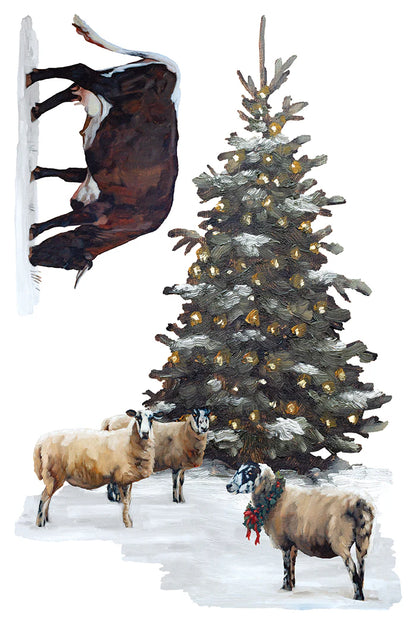 A Cotswold Christmas IOD Transfer 8x12 Pad