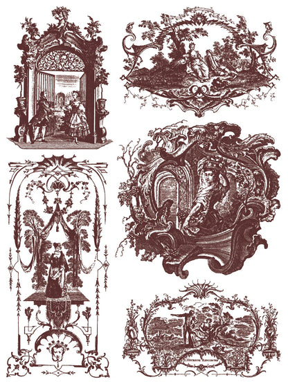 Hameau de la Reine IOD Paint Inlay 12x16 Pad