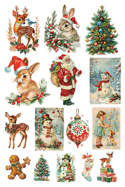 Kitschy Christmas IOD Transfer 8x12 Pad