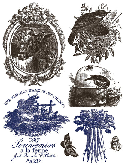 Hameau de la Reine IOD Paint Inlay 12x16 Pad