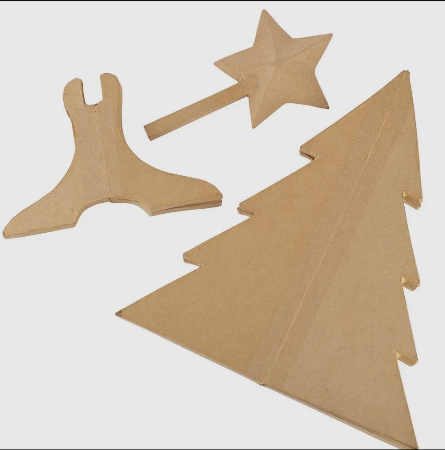 Paper Mache Foldable Tree with Box