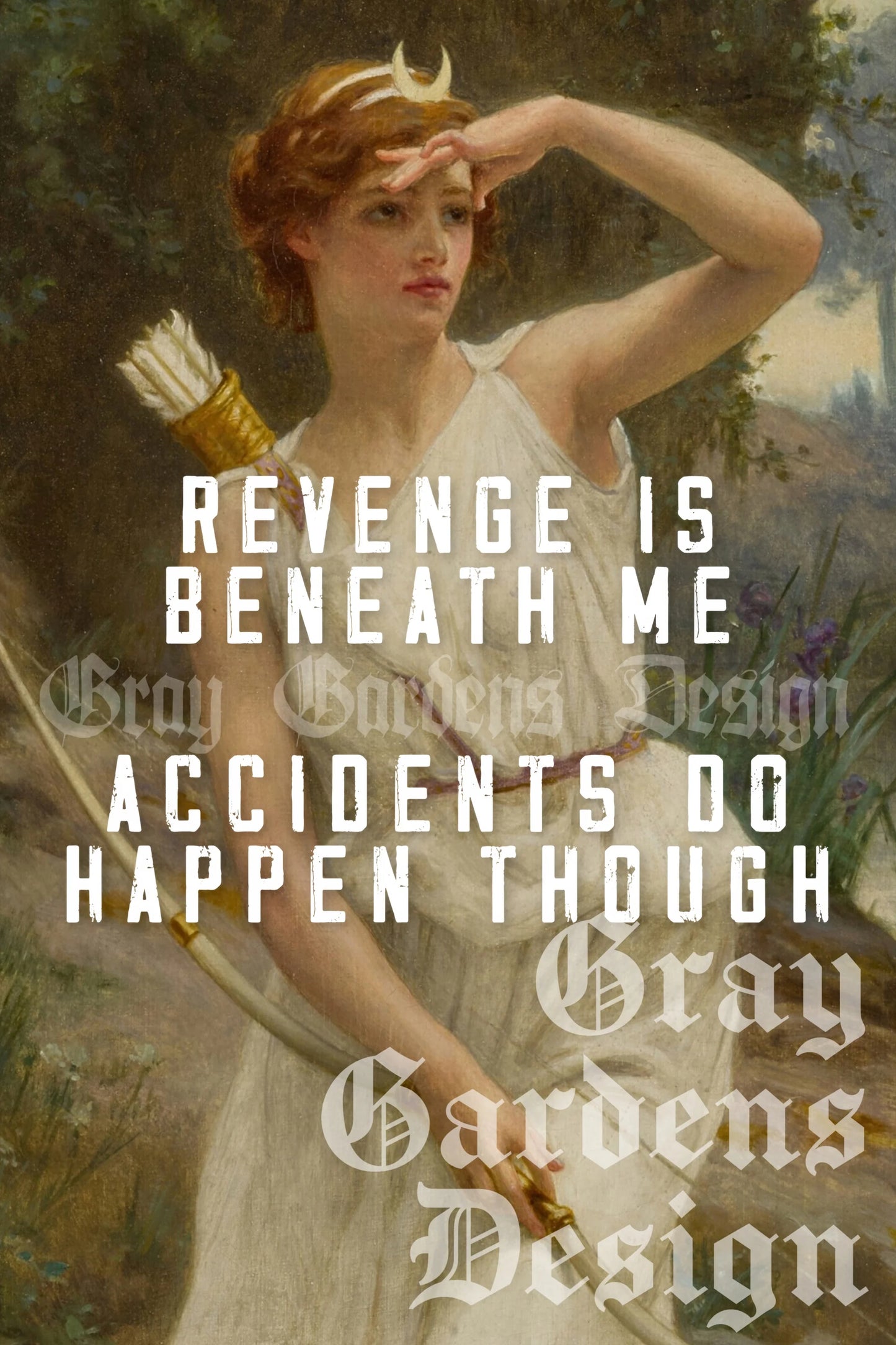 Revenge Is Beneath Me Decoupage Paper