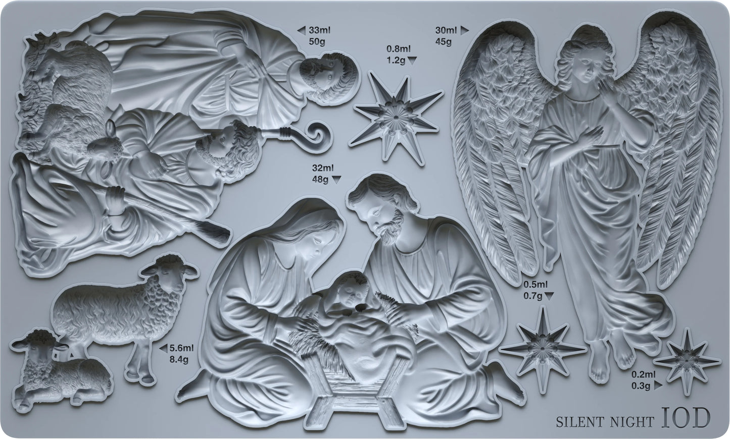 Silent Night 6x10 IOD Mould