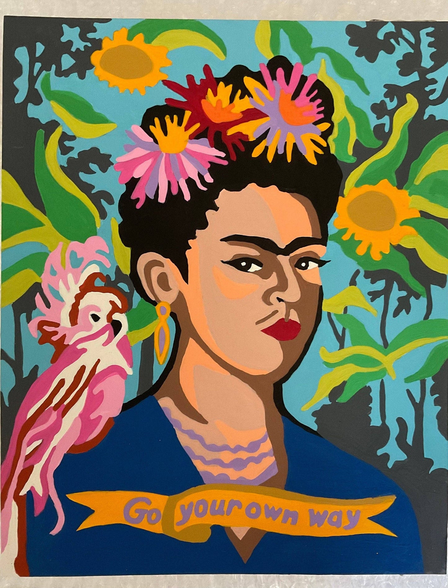 Ode to Frida Kahlo Paint by Number Kit 8”x10”