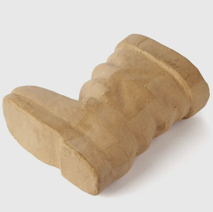 Paper Mache Santa Boot 11 1/2”