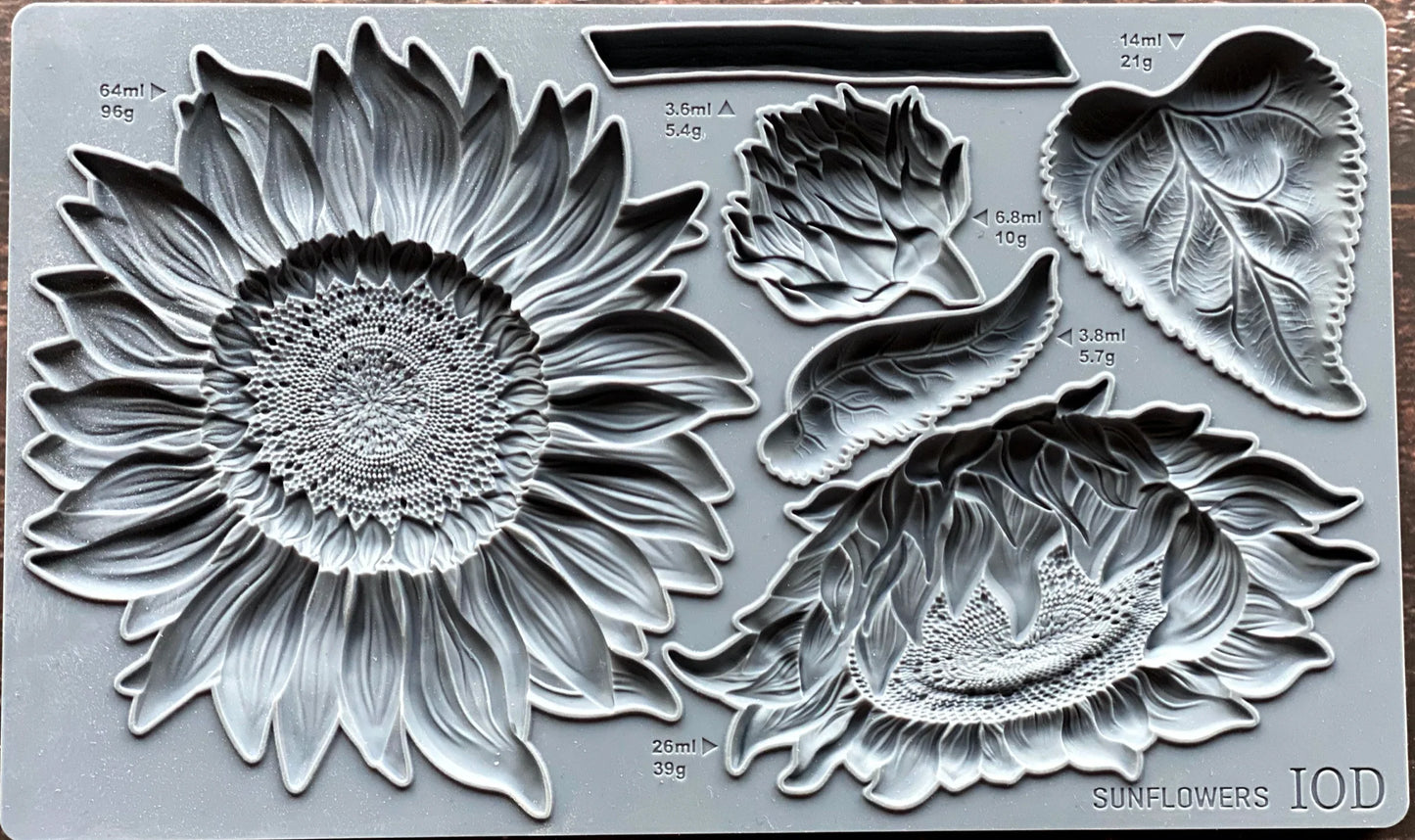 Sunflowers IOD Mould