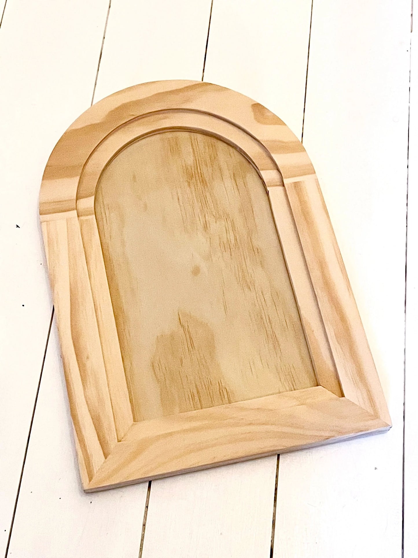 Arched Wood Gallery Blank by IOD 11x16