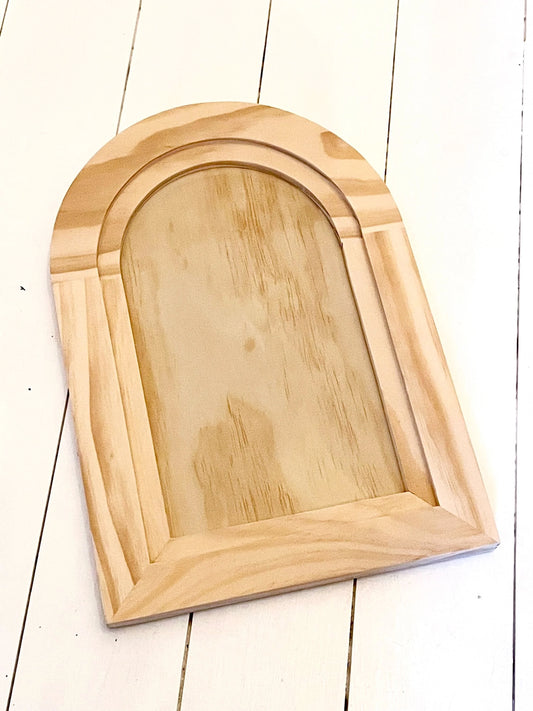 Arched Wood Gallery Blank by IOD 11x16