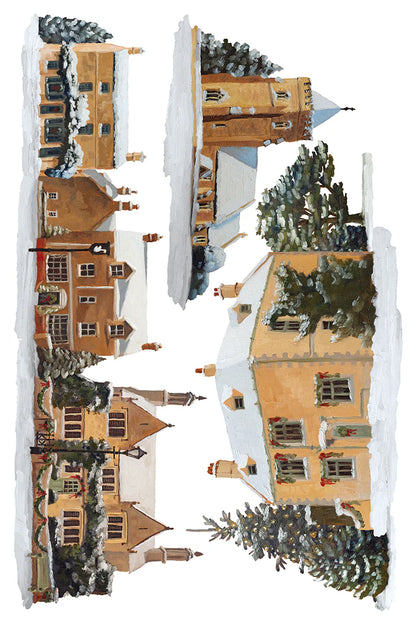 A Cotswold Christmas IOD Transfer 8x12 Pad