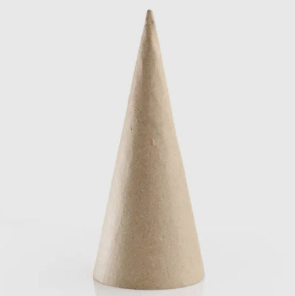 Paper Mache Cone 7” x 2 3/4”