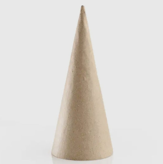 Paper Mache Cone 7” x 2 3/4”