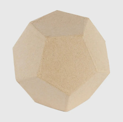 Paper Mache Geometric Vase