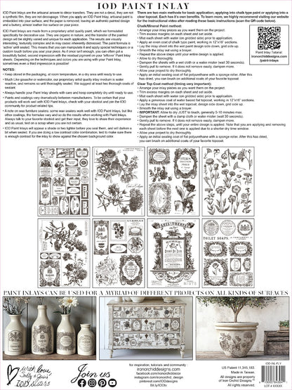 Floriography IOD Inlay Pad