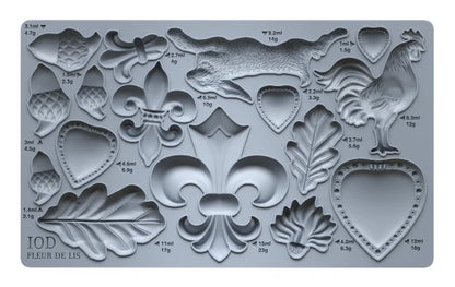 Fleur de lis IOD Mould