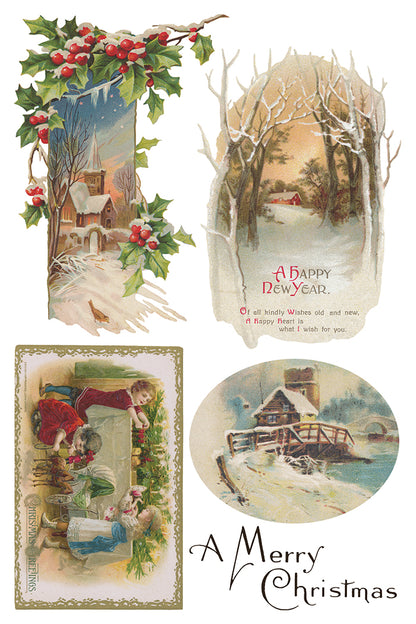 Christmas Joy IOD 8x12 Transfer Pad