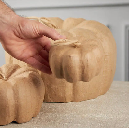 Paper Mache Pumpkins Set/3