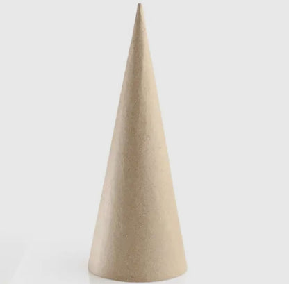 Paper Mache Cone 10.5” x 4”