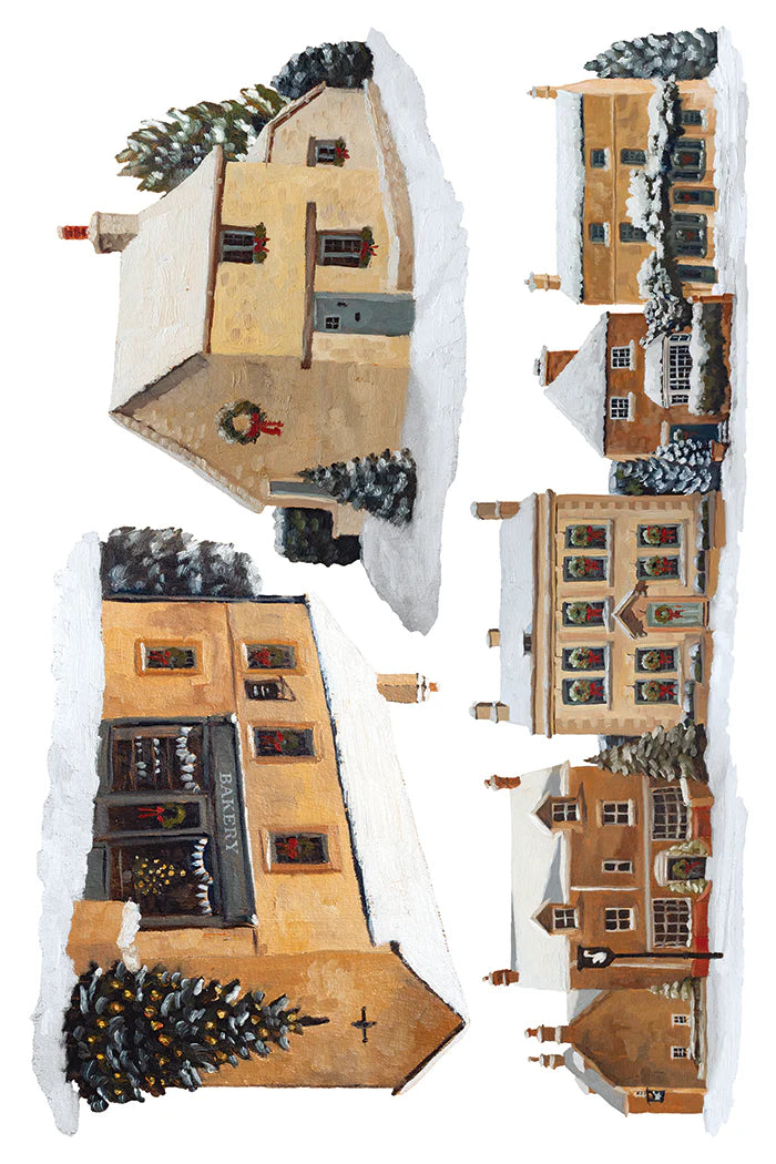 A Cotswold Christmas IOD Transfer 8x12 Pad