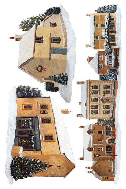 A Cotswold Christmas IOD Transfer 8x12 Pad