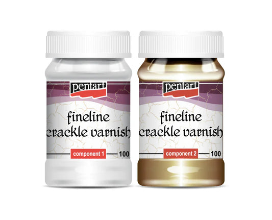 Fineline Crackle Varnish by Pentart