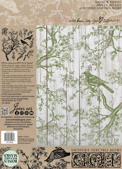 Shade & Song IOD Stamp