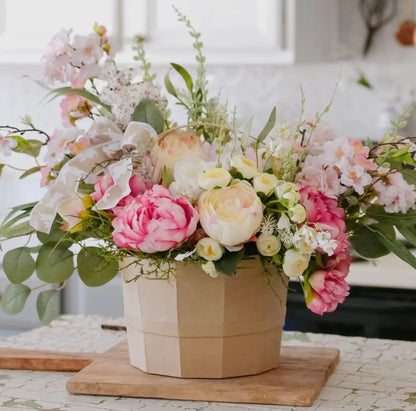 Paper Mache Set/3 Nested Baskets