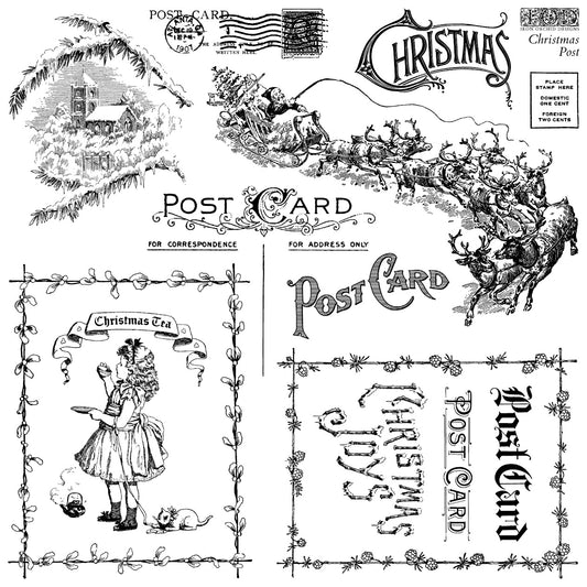 Christmas Post IOD Stamp