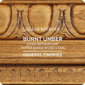 Water Based Glaze Effects - Burnt Umber