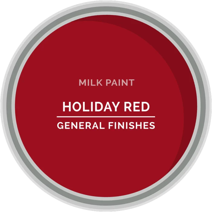 Water Based Milk Paint - Holiday Red
