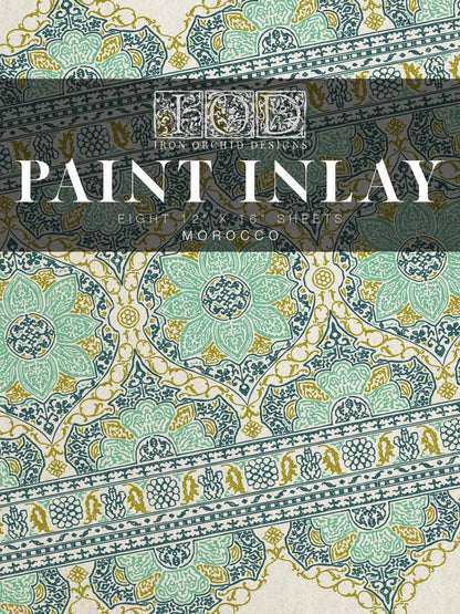 Morocco IOD Paint Inlay Pad