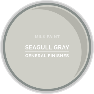Water Based Milk Paint - Seagull Gray