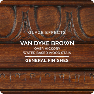 Water Based Glaze Effects - Van Dyke Brown